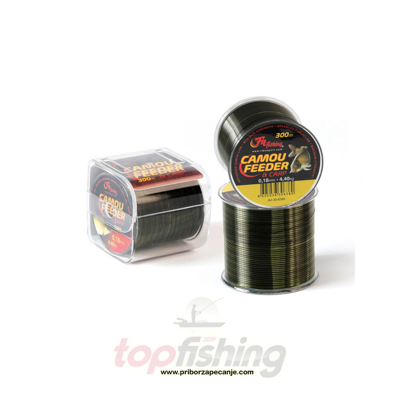 Camou Feeder & Carp - 300 m - 0.30 mm