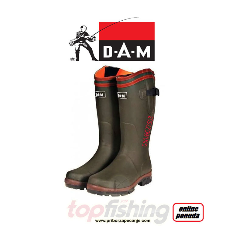 DAM Flex gumene čizme sa neoprenskom postavom - Vel. 42