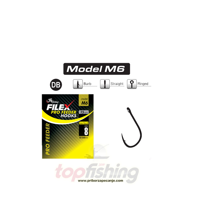 Filex Pro Feeder udice M6 - Vel. 8