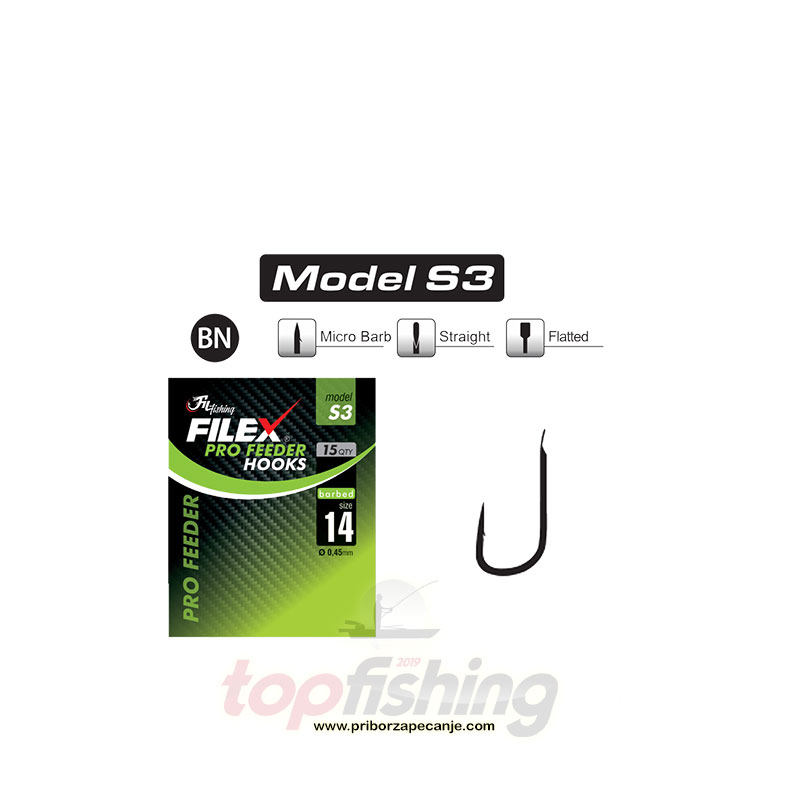 Filex Pro Feeder udice S3 - Vel. 14