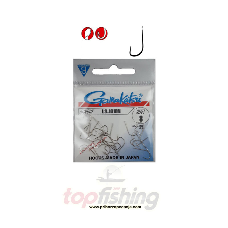 Gamakatsu LS 1010 N (bela) - Veličina 12