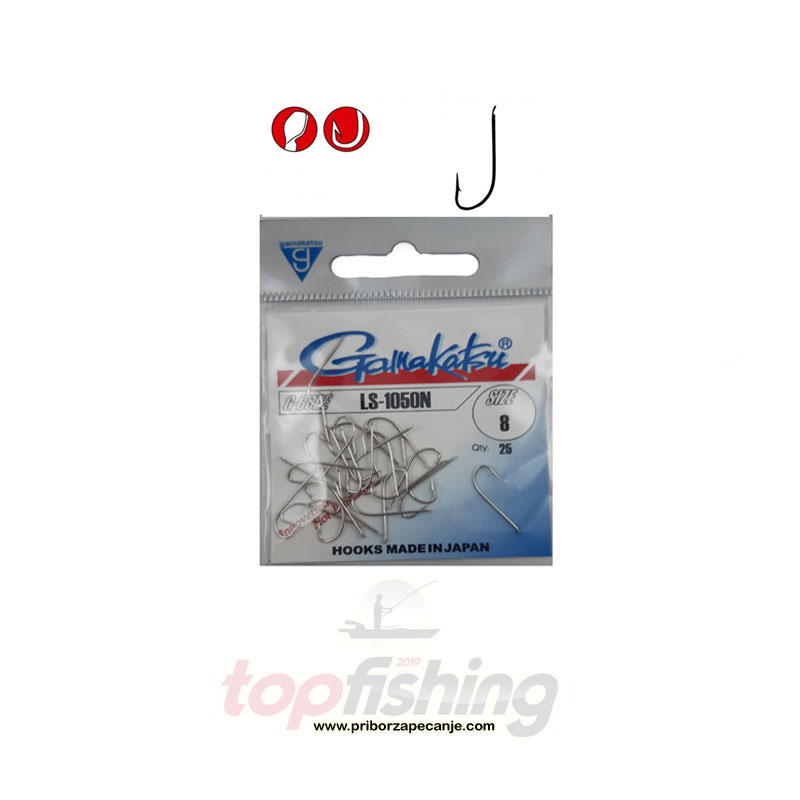 Gamakatsu LS 1050 N (bela) - Veličina 12