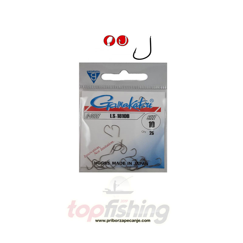Gamakatsu LS 1810 B (braon) - Veličina 12