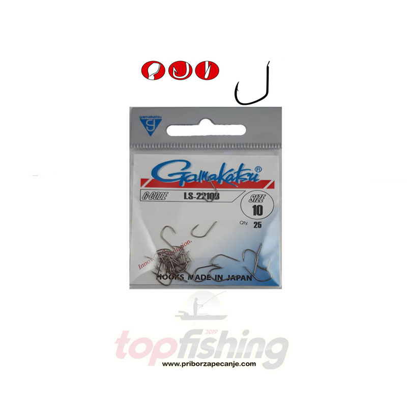 Gamakatsu LS 2210 B (braon) - Veličina 10