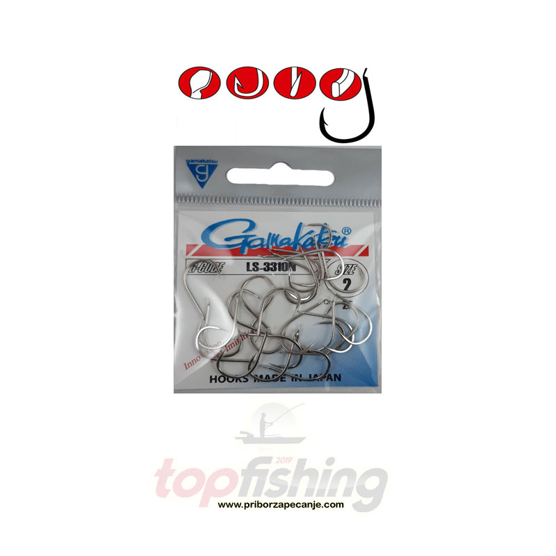 Gamakatsu LS 3310 N (bela) - Veličina 2