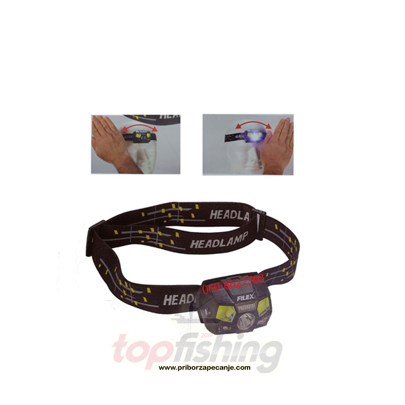 Lampa za glavu sa senzorom pokreta