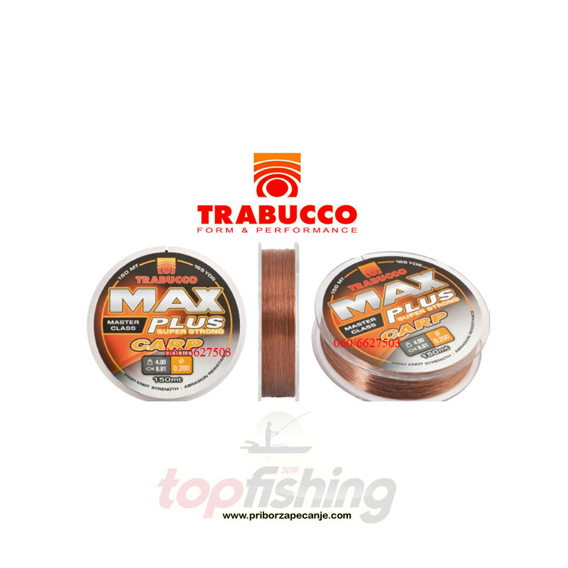Najlon Trabucco Max Plus - Carp 0.30 mm - 150 m