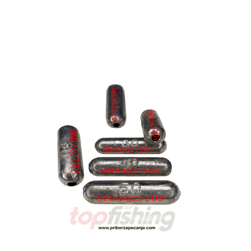 Olovo sa proširenom rupom - olovo za Tolstolobika - 30 g