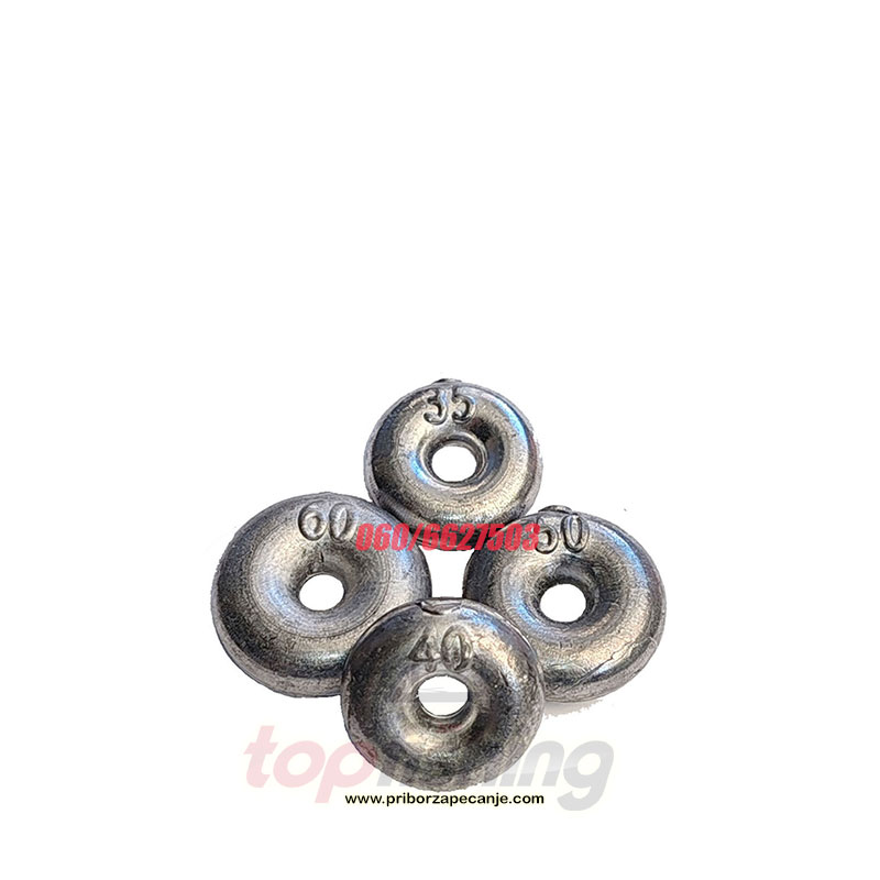 Olovo za tolstolobika (olovo prsten) 60 g