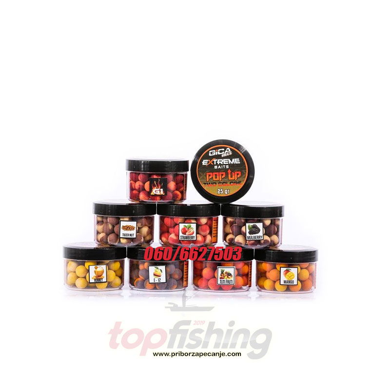 Pop Up Boile 10 mm - Two Colors - Gica Mix - Mango