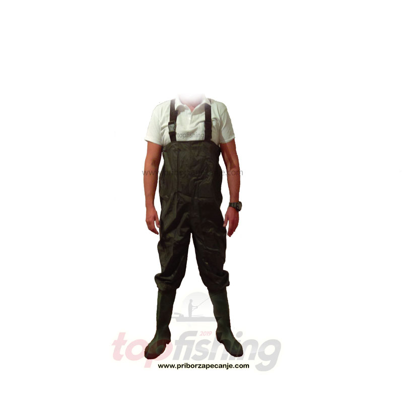 Ribolovački kombinezon (čizme) do grudi - Vel.45