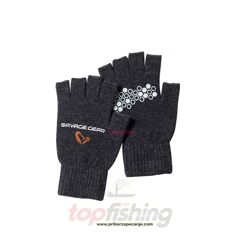 Rukavice Savage Gear - Half Finger - Vel. L