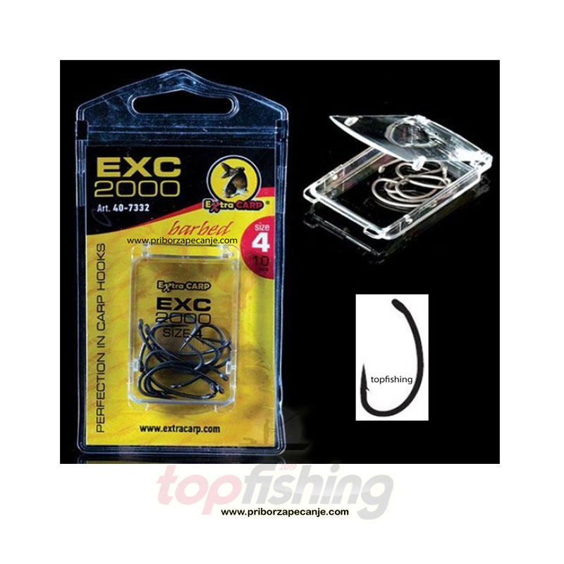 Šaranske udice Extra Carp 2000 - Veličina 6