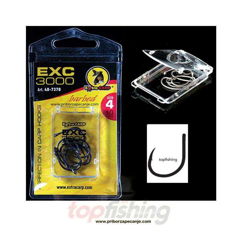 Šaranske udice Extra Carp 3000 - Veličina 6