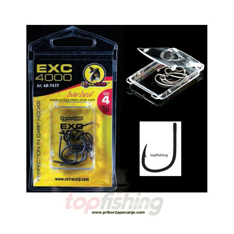 Šaranske udice Extra Carp 4000 - Veličina 6