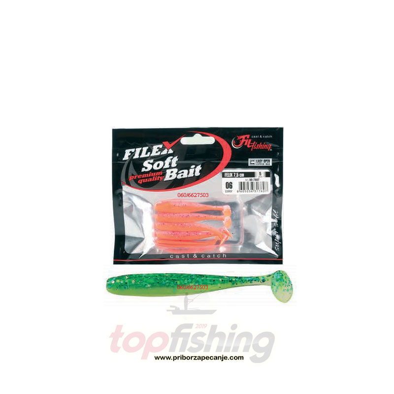 Shad Felix - 75 mm - 03 - (5kom.) - Fil