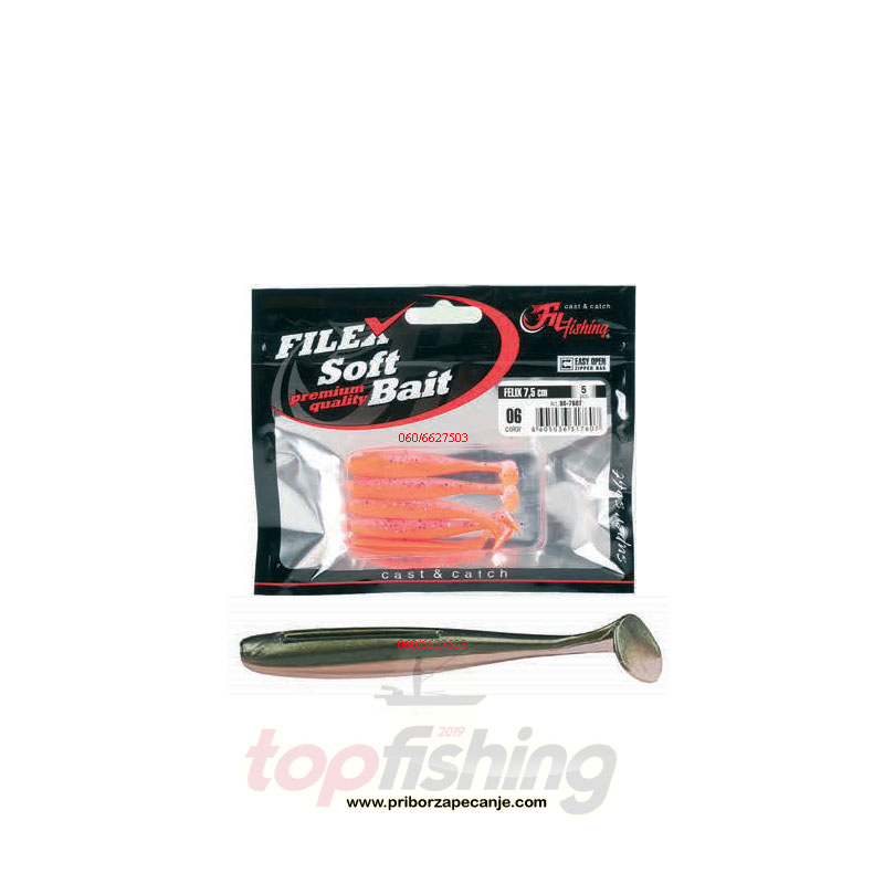 Shad Felix - 90 mm - 01 - (5kom.) - Fil