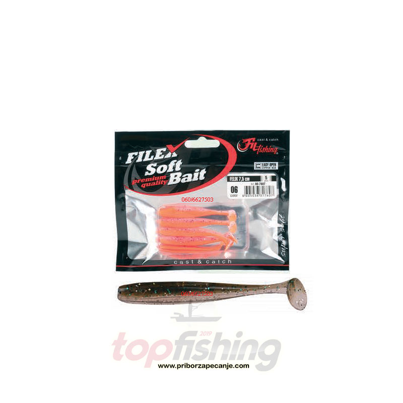 Shad Felix - 90 mm - 05 - (5kom.) - Fil