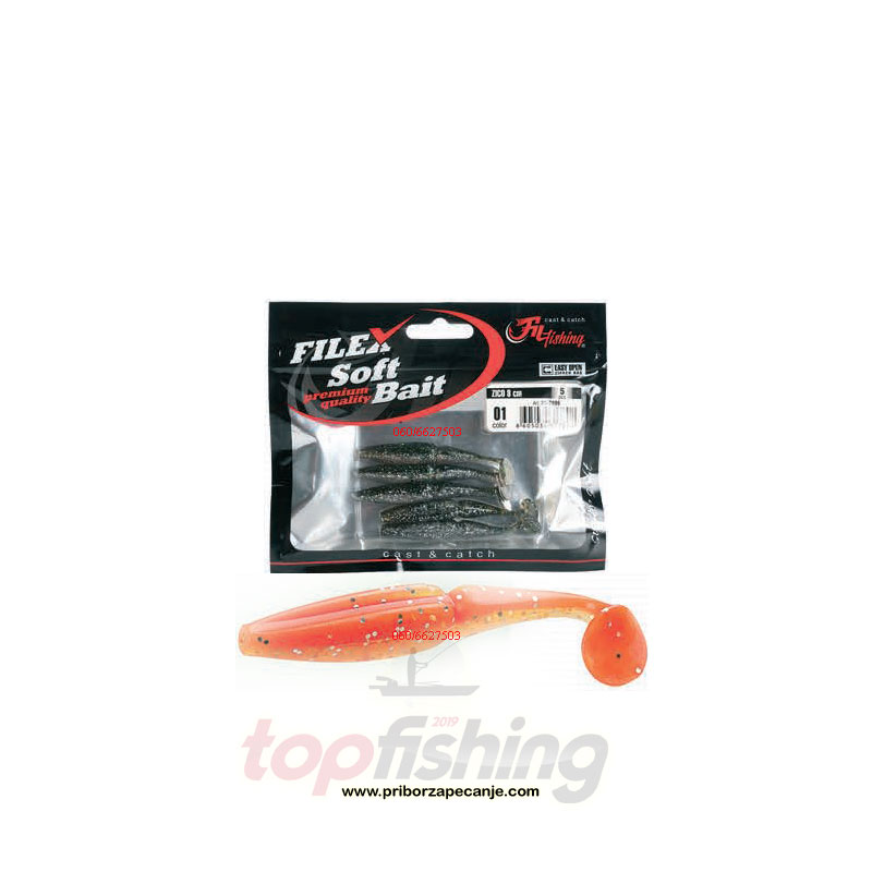 Shad Zico - 80 mm - 02 - (5 kom.) - Fil