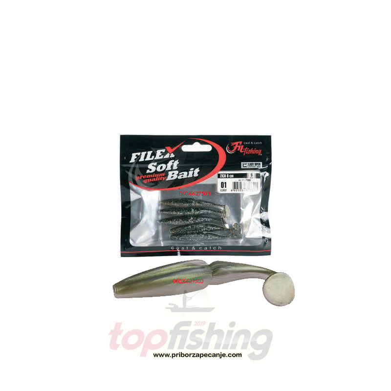 Shad Zico - 80 mm - 04 - (5 kom.) - Fil