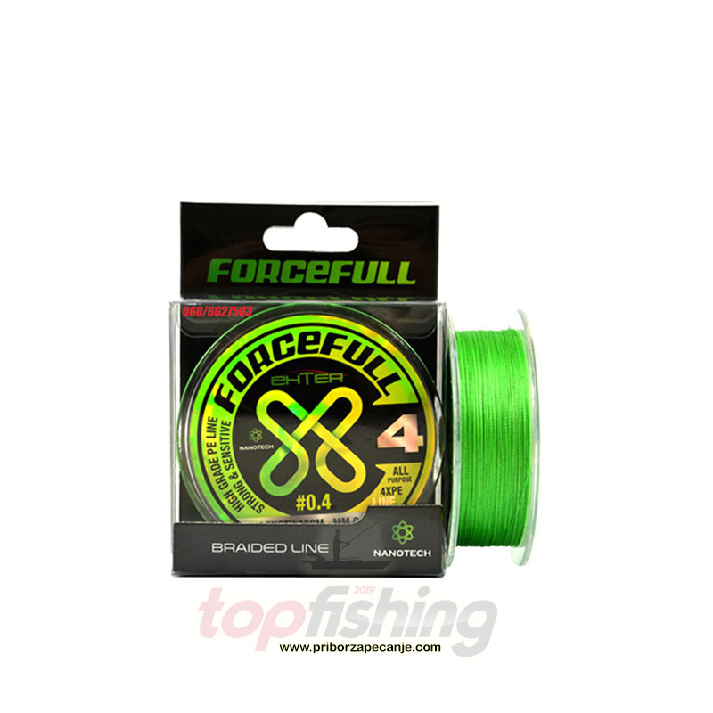 Struna (upredeni konac) 4 niti - Enter Forcefull 150 m - 0,10 mm