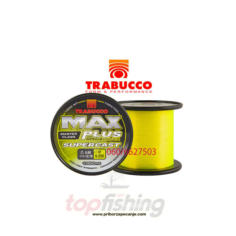 Trabucco - Max Plus Supercast - 1000 m - 0,25 mm