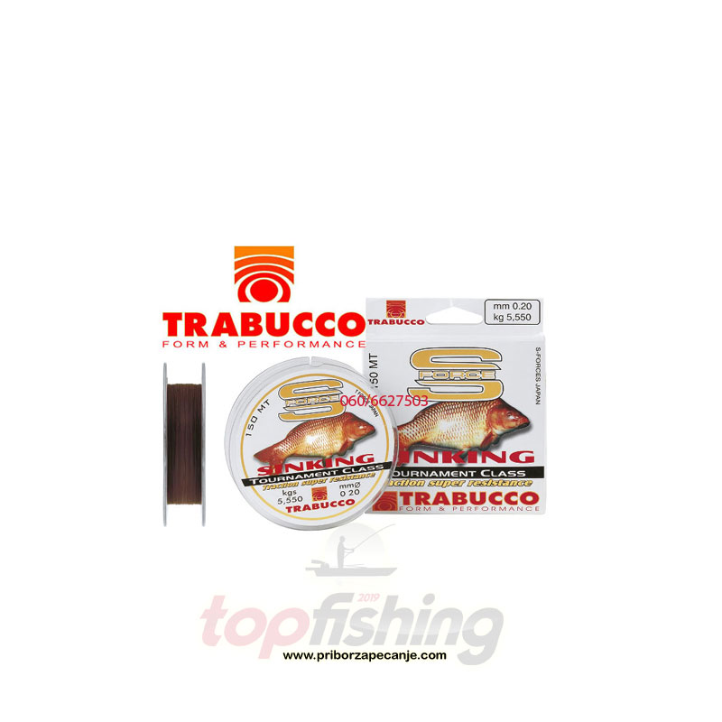 Trabucco S-Force - Sinking - 150 m - 0,22 mm