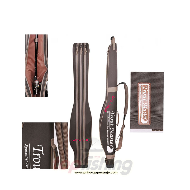 Tvrda futrola za 3 štapa Trout Master 140 cm - Spro