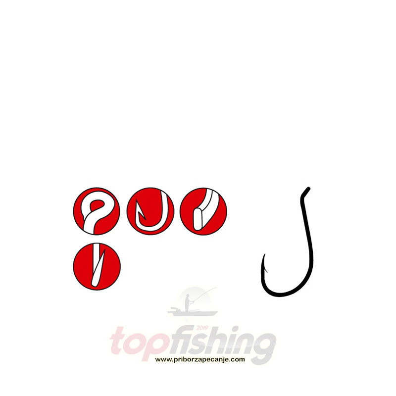 Udica za soma - Gamakatsu 5314 N - 4/0