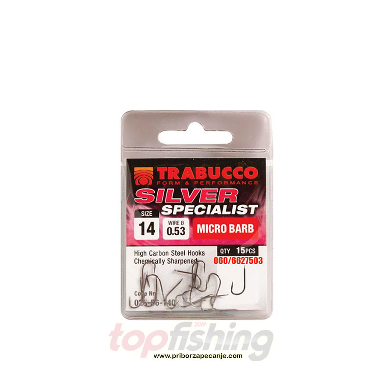 Udice Trabucco Silver Specialist - Vel.10