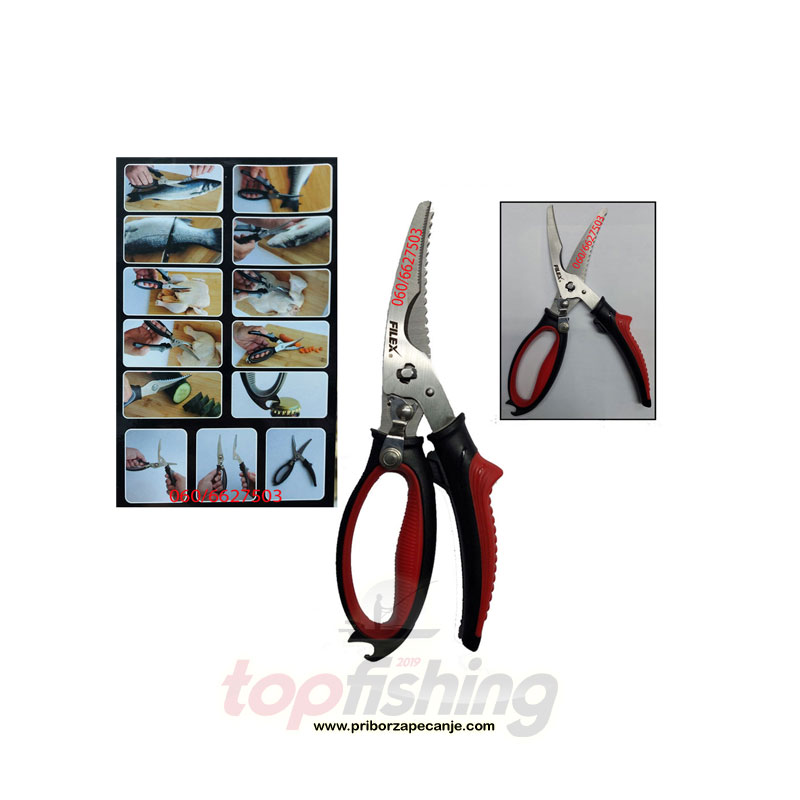 Višenamenske makaze za ribu i meso - Filex