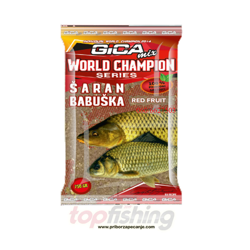 World Champion Series (Šaran - Babuška) Med - Gica Mix 750 g
